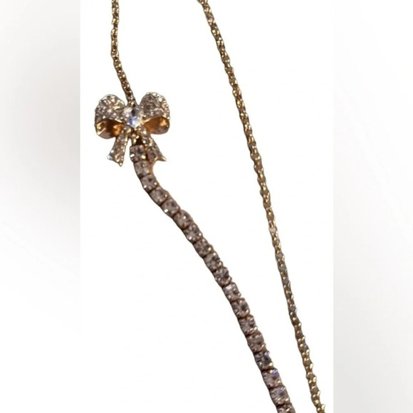 BETSEY JOHNSON Enamel Pink Strawberry Necklace with Red Crystal Seeds NEW NWT - Picture 12 of 13